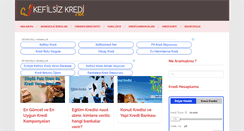 Desktop Screenshot of kefilsizkredi.net
