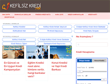 Tablet Screenshot of kefilsizkredi.net